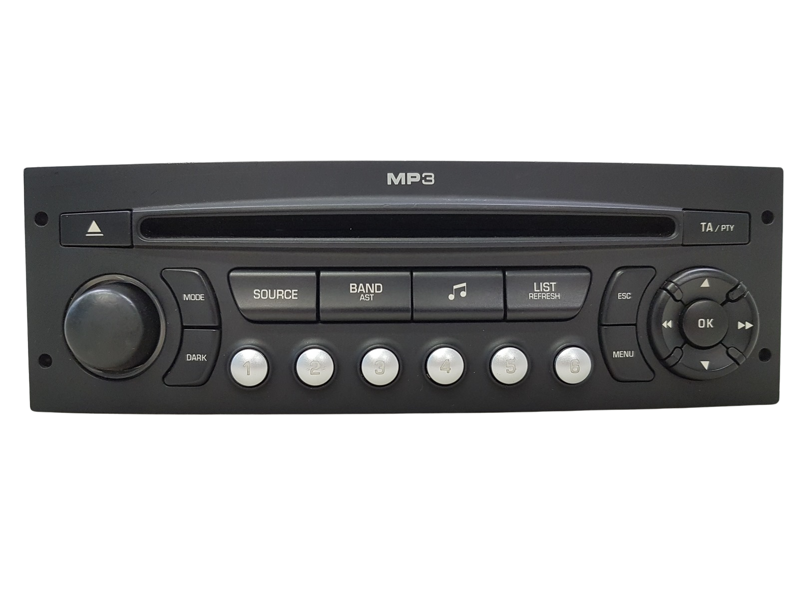 Radio Cd Mp3 Afspiller Citroen Peugeot 96643698XT A2C53250038 Siemens VDO 1303 main product photo