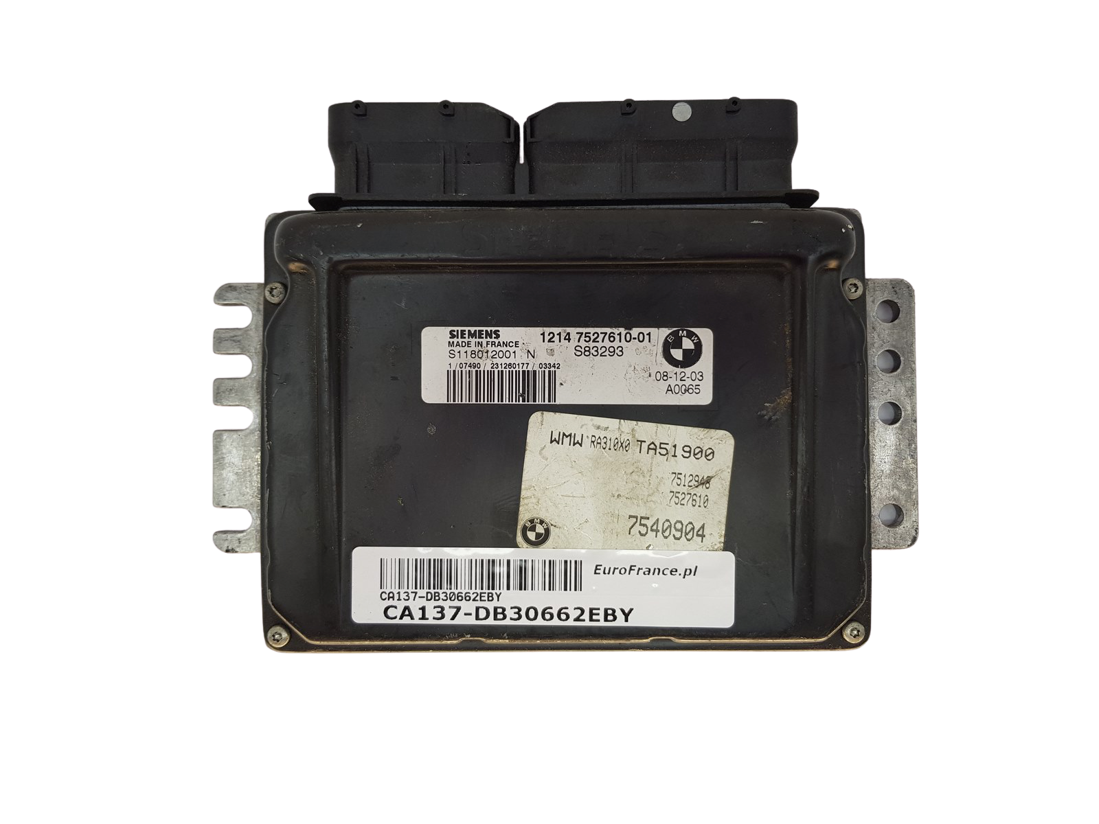 Styreenhed Mini 1214 7527610-01 S118012001N Siemens 30662 main product photo