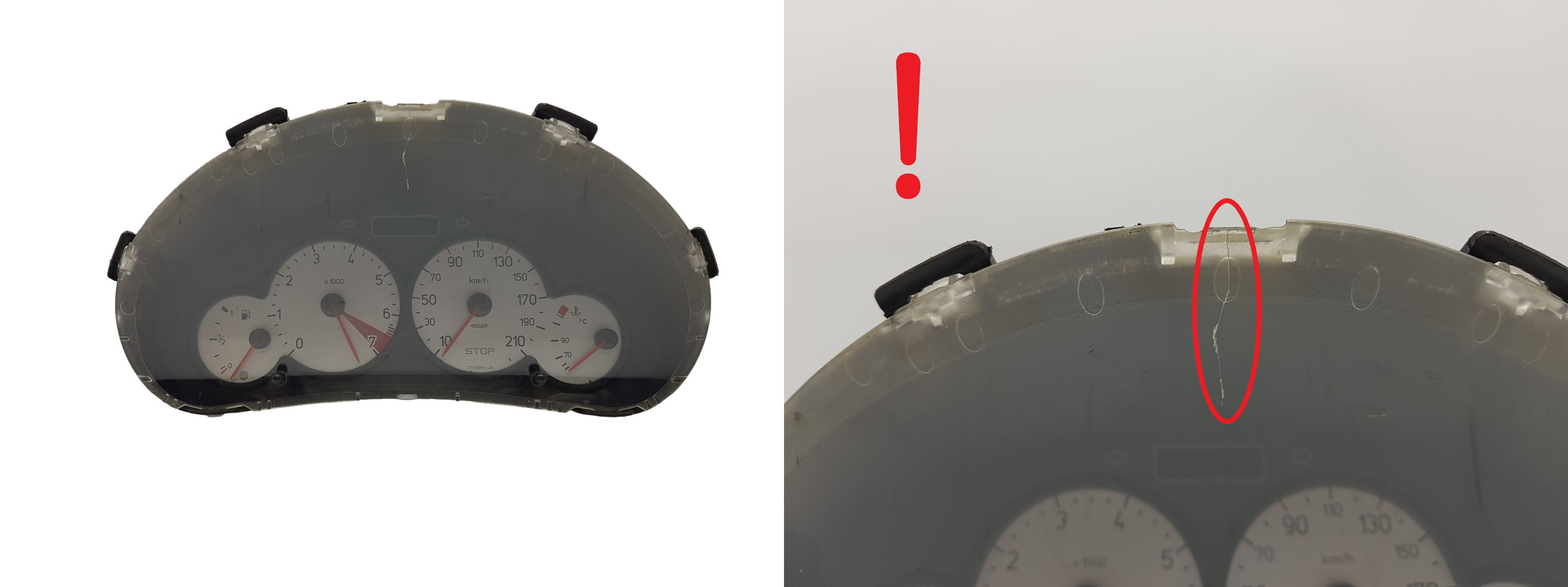 Omdrejningstæller Peugeot 206 9655976380 1615 main product photo