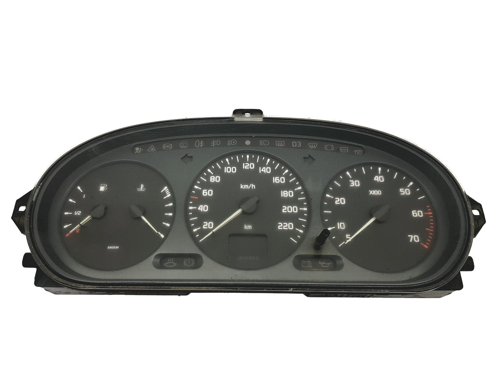 Speedometer Renault Megane 1 Scenic 1 21578161-2 40784 main product photo