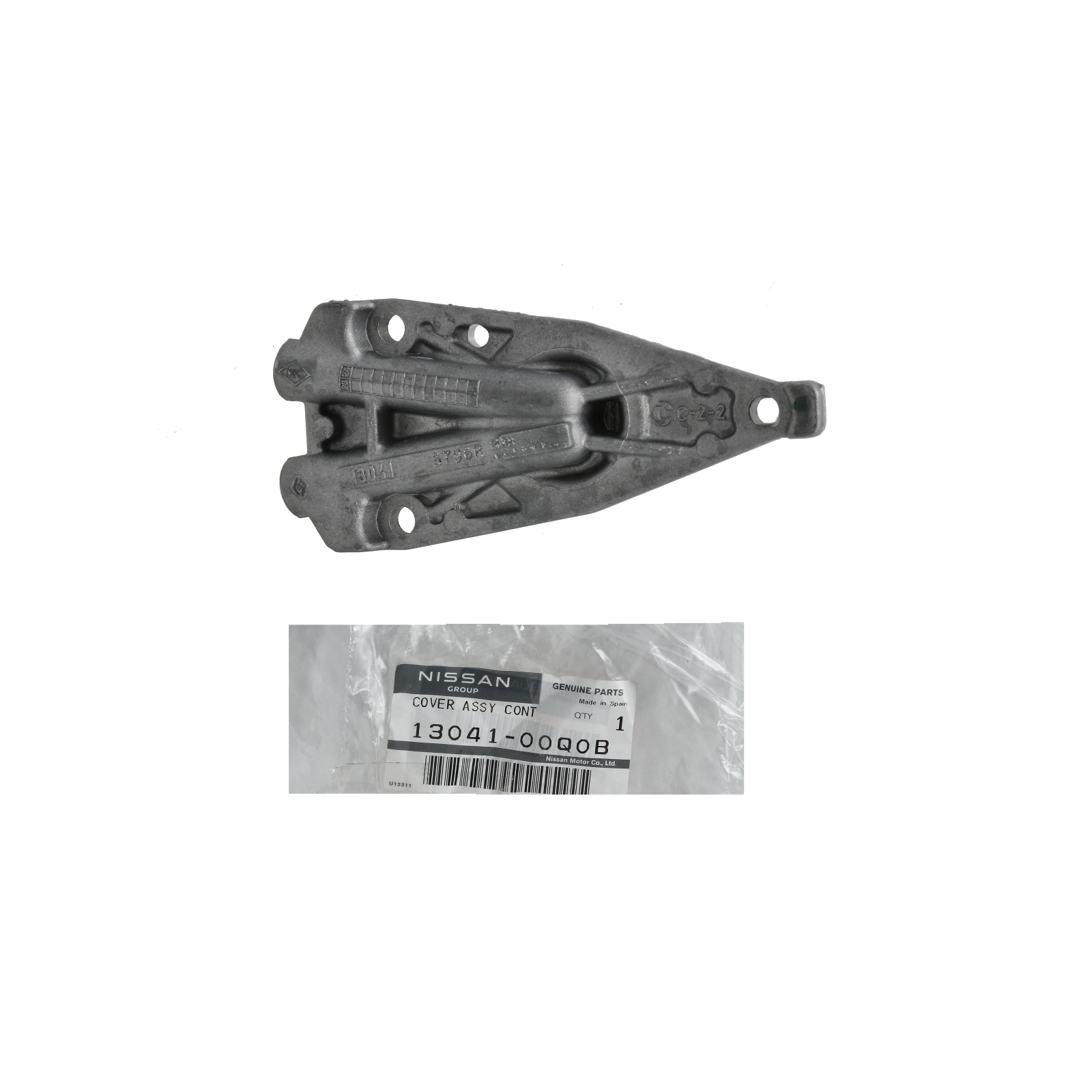 Motordæksel Original 1304100Q0B 130415796R Nissan Renault Dacia main product photo